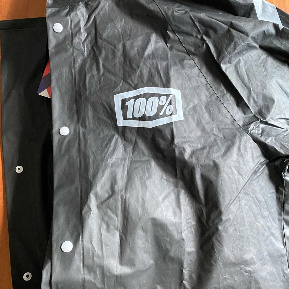 Black Men's 100% Torrent Mechanics Raincoat